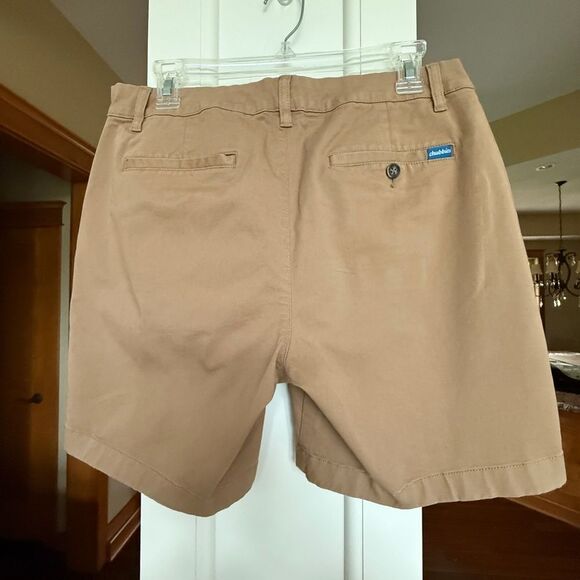 Chubbies Men’s Size 32 Classic Tan Flat Front Shorts. - Picture 2 of 9